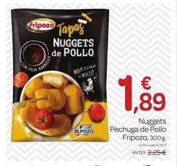 Supermercados El Jamón FRIPOZO Nuggets Pechuga de Pollo oferta