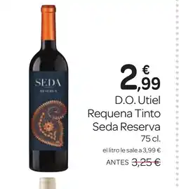Supermercados El Jamón SEDA D.O. Utiel Requena Tinto oferta