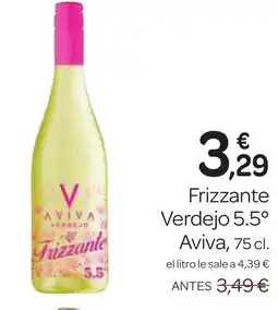 Supermercados El Jamón AVIVA Frizzante Verdejo 5.5° oferta