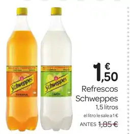 Supermercados El Jamón SCHWEPPES Refrescos oferta