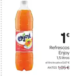 Supermercados El Jamón ENJOY Refrescos oferta