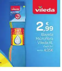 Supermercados El Jamón VILEDA Bayeta Microfibra oferta