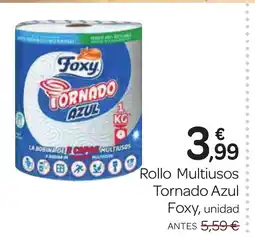 Supermercados El Jamón FOXY Rollo Multiusos Tornado Azul oferta