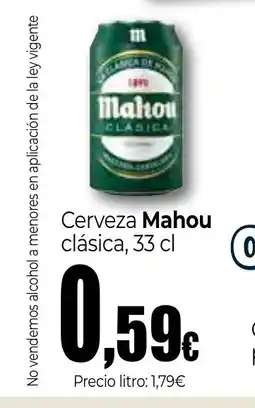 UDACO MAHOU Cerveza clásica oferta