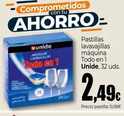 UDACO UNIDE Pastillas lavavajillas máquina Todo en 1. oferta