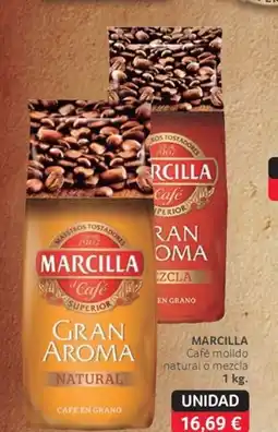 GM Cash & Carry MARCILLA Café molido natural o mezcla oferta