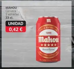 GM Cash & Carry MAHOU Cerveza 5 estrellas oferta