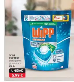 GM Cash & Carry WIPP EXPRESS Detergente power caps 20 d oferta
