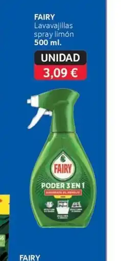 GM Cash & Carry FAIRY Lavavajillas spray limón oferta