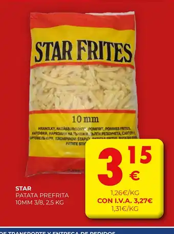 STAR Patata prefrita 10mm