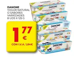 CashDiplo DANONE Yogur natural o sabores variedades oferta