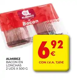 CashDiplo ALMIREZ Bacon en lonchas oferta