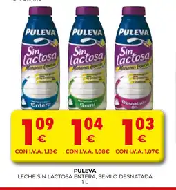 CashDiplo Leche sin lactosa entera, semi o desnatada oferta