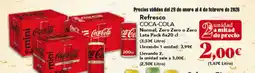 Gadis COCA-COLA Refresco Normal, Zero Zero o Zero oferta