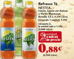 Gadis NESTEA Refresco Té Limón, Limón sin Azúcar o Verde Maracuyá oferta