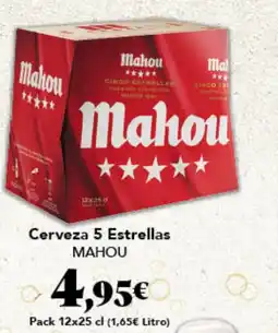 Gadis MAHOU Cerveza 5 Estrellas oferta