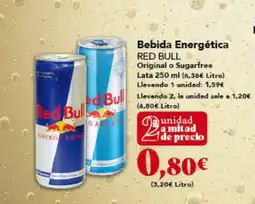 Gadis RED BULL Bebida Energética oferta