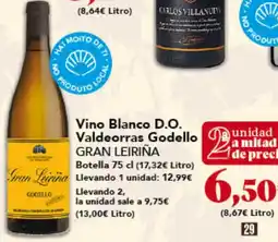 Gadis GRAN LEIRIÑA Vino Blanco D.O. Valdeorras Godello oferta