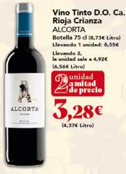 Gadis ALCORTA Vino Tinto D.O. Ca. Rioja Crianza oferta