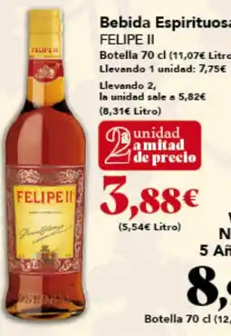 Gadis FELIPE II Bebida Espirituosa oferta