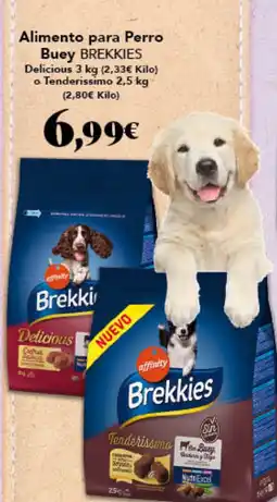 Gadis BREKKIES Alimento para Perro Buey oferta