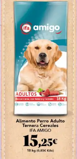 Gadis IFA AMIGO Alimento Perro Adulto Ternera Cereales oferta