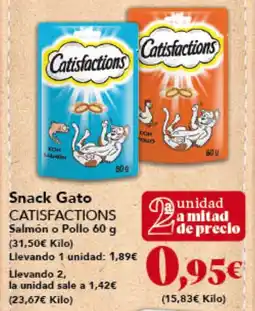 Gadis CATISFACTIONS Snack Gato oferta