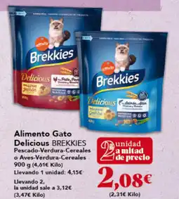 Gadis BREKKIES Alimento Gato Delicious oferta