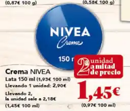 Gadis NIVEA Crema oferta