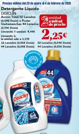 Gadis DISICLÍN Detergente Líquido oferta