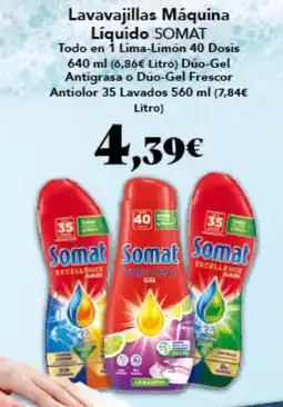 Gadis SOMAT Lavavajillas Máquina Líquido oferta