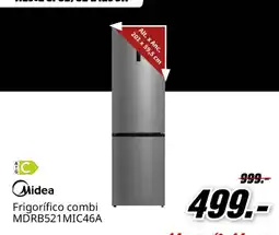 MediaMarkt Midea - frigorífico combi mdrb521mic46a oferta
