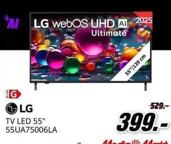 Lg - tv led 55 55ua75006la