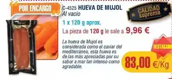 Suprema - hueva de mujol