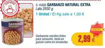 Abordo - garbanzo natural extra