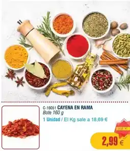 Abordo Rama - cayena en oferta