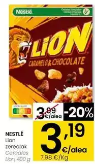 Nestlé - cereales lion