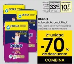 Eroski Dodot - pañal activity extra t5 oferta