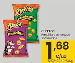 Eroski Cheetos - pandilla y pelotazos oferta