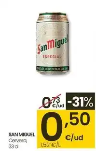 Eroski San miguel - cerveza oferta