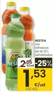 Eroski Nestea - los refrescos de te oferta