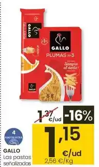 Eroski Gallo - las pastas oferta