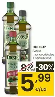 Eroski Coosur - a.o.v.e. monovarietales oferta