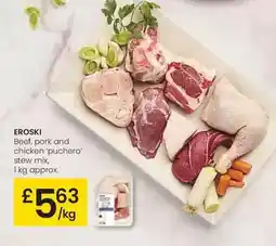 Eroski Eroski - beef, pork and chicken 'puchero' stew mix oferta