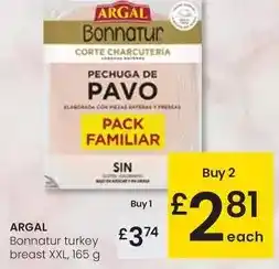 Eroski Argal - bonnatur turkey breast xxl oferta
