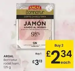 Eroski Argal - bonnatur roast ham oferta