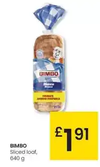 Eroski Bimbo - sliced loaf oferta