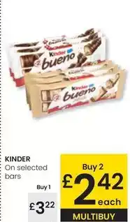 Eroski Ferrero - kinder bars oferta