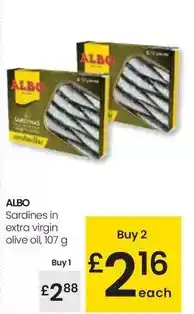 Eroski Albo - sardines in extra virgin olive oil oferta