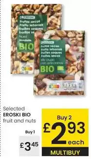 Eroski Eroski - bio fruit and nuts oferta